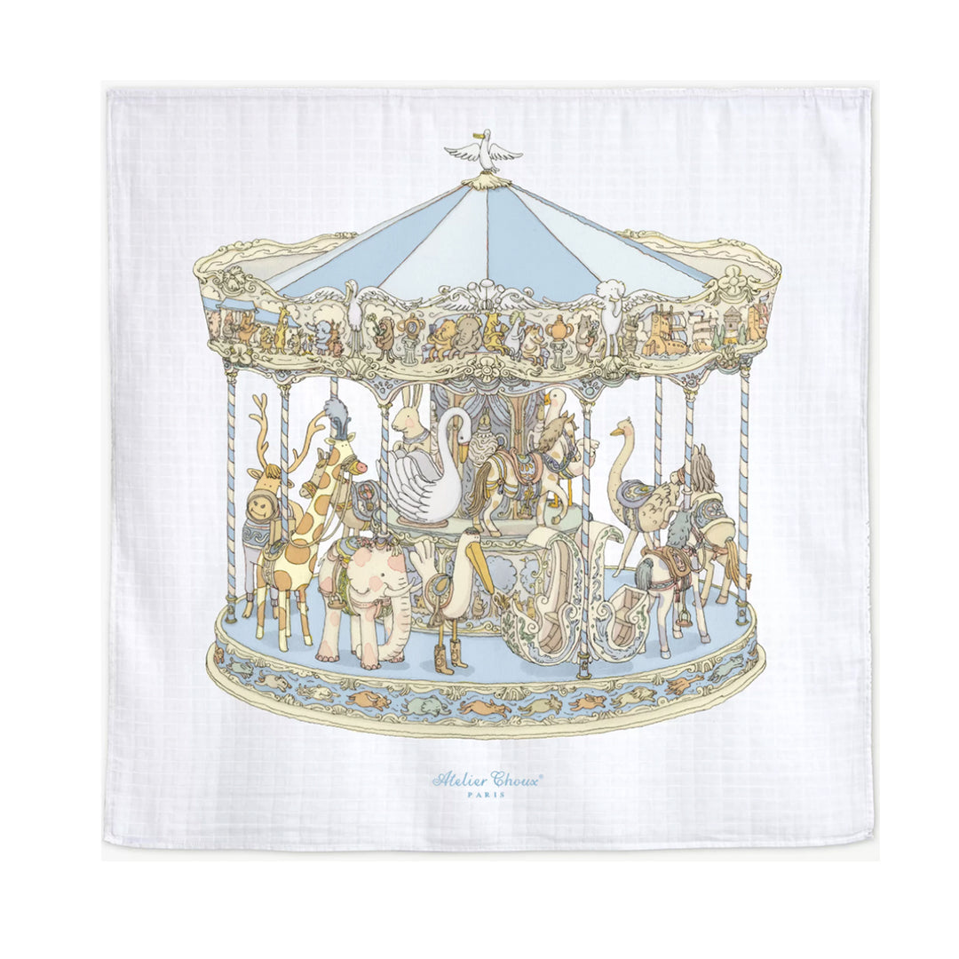 Atelier Choux CARRÉ- Carousel Blue