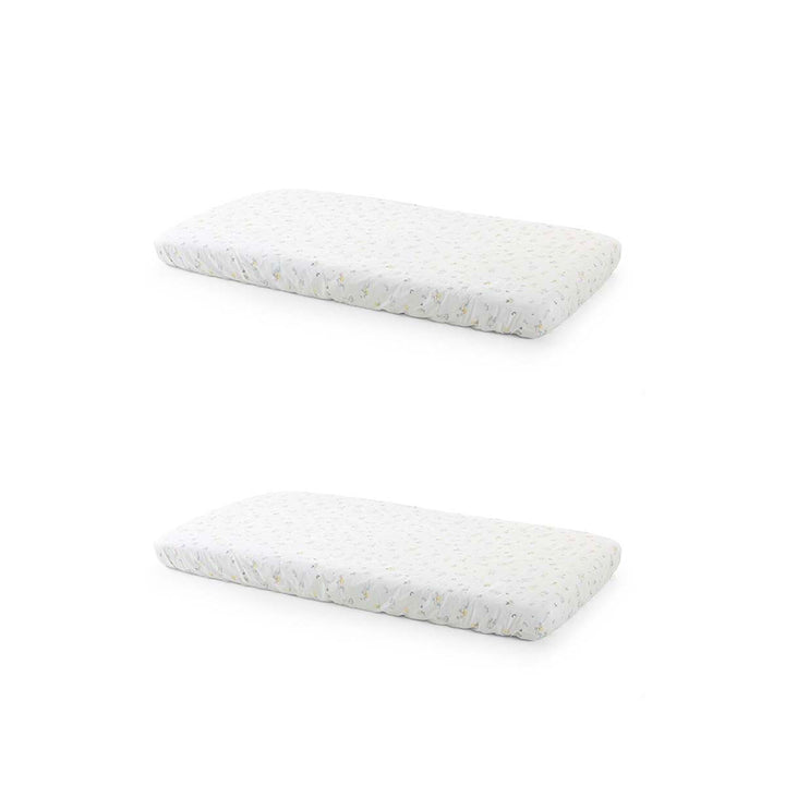 Stokke Home Bed Fitted Sheet- Soft Rabbit (2pcs)