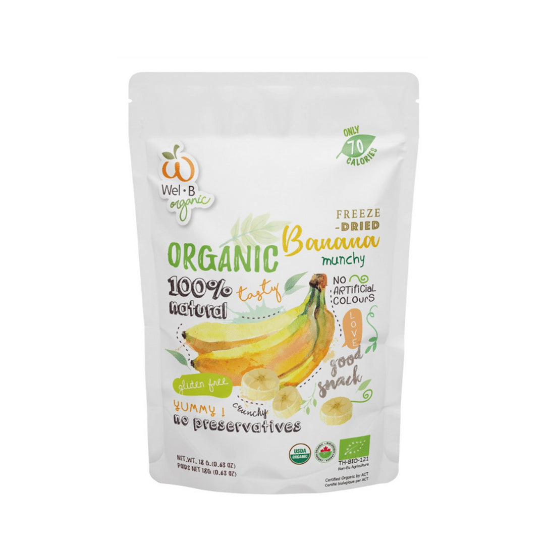 Wel-B Freeze Dried Organic Banana