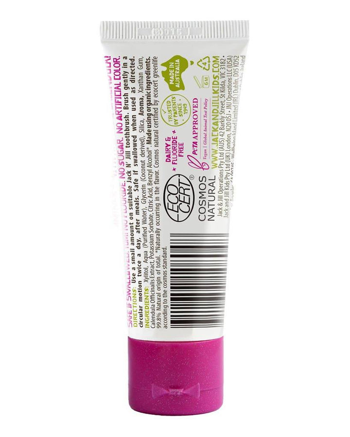 Jack N' Jill Toothpaste- Berries & Cream