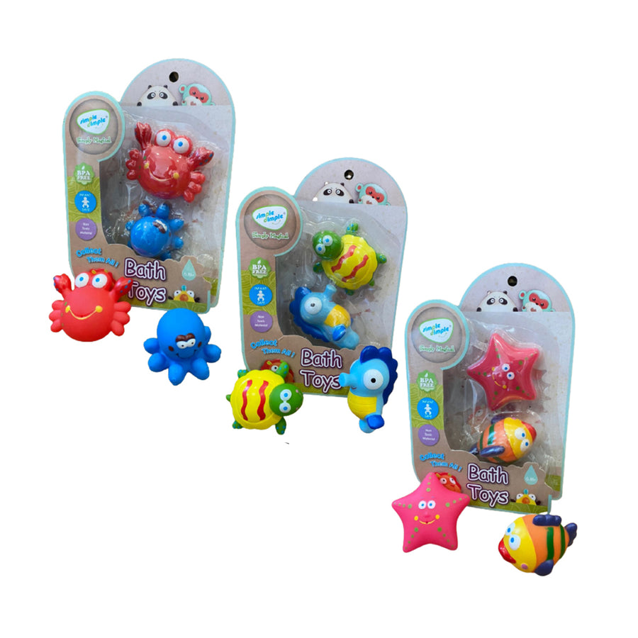 Simple Dimple Bath Toys 2pcs Set