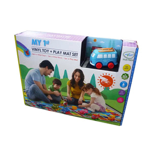 Simple Dimple Vinyl Toys + Play Mat Set- Classic Cars