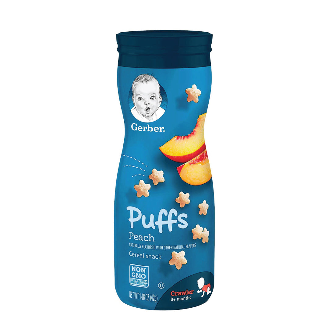 Gerber Puffs Peach