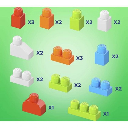 Fisher-Price Mega Bloks Friendly Fox With 25 Blocks (GCT46)