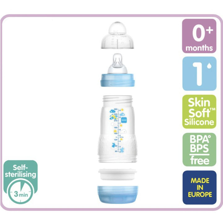 MAM Easy Start Anti Colic Bottle 160ml Pink - 2 packs (B716G) – image 3