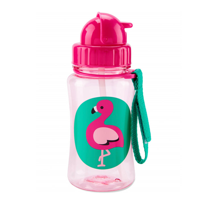 Skip Hop Zoo Straw Bottle- Flamingo