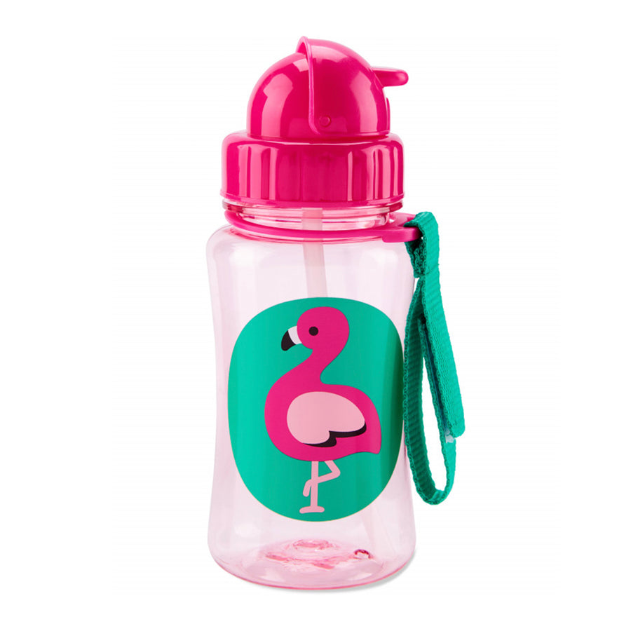 Skip Hop Zoo Straw Bottle- Flamingo