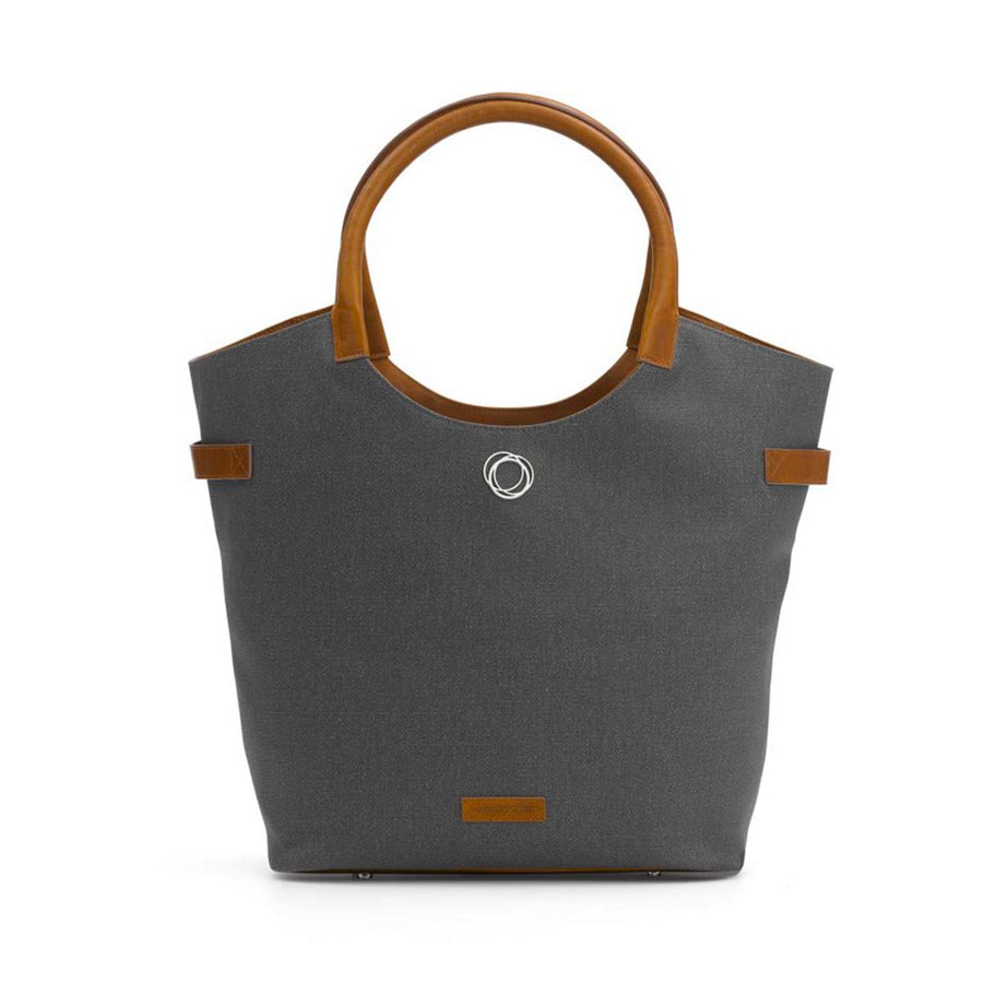 Bugaboo by Jannissima Canvas / Leather Handbag - Raven Grey + Cognac – image 1